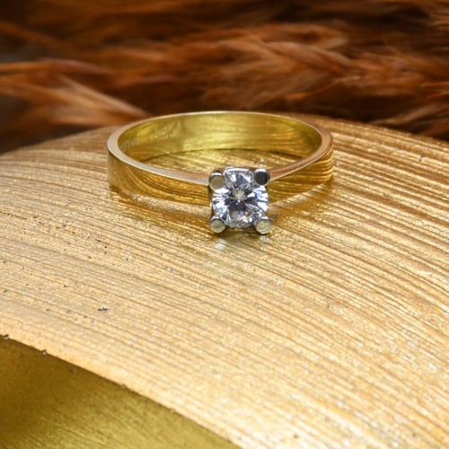 TEKTAŞ YÜZÜK 14 AYAR A07889 TEKTAŞ YÜZÜK 14 AYAR A07889