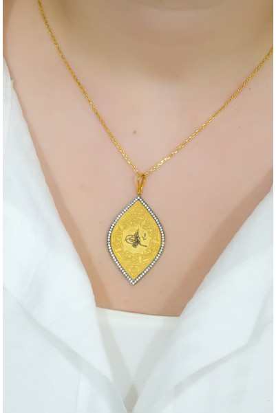 TUĞRALI KOLYE 22 AYAR ATS7934