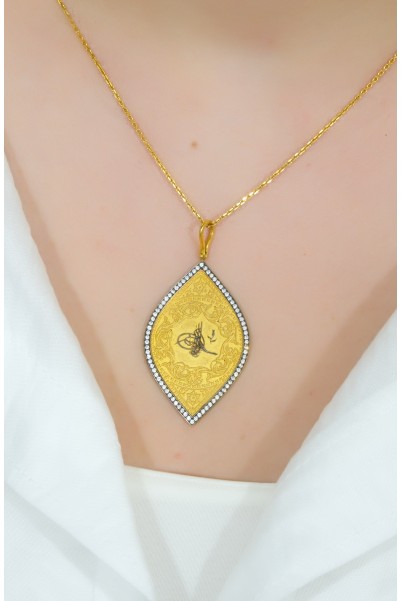 TUĞRALI KOLYE 22 AYAR ATS7934