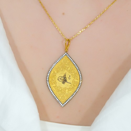 TUĞRALI KOLYE 22 AYAR ATS7934 TUĞRALI KOLYE 22 AYAR ATS7934