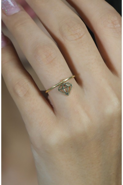 FANTAZİ YÜZÜK 14 AYAR ATS8024