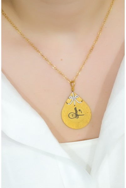 TUĞRALI KOLYE 22 AYAR ATS8897