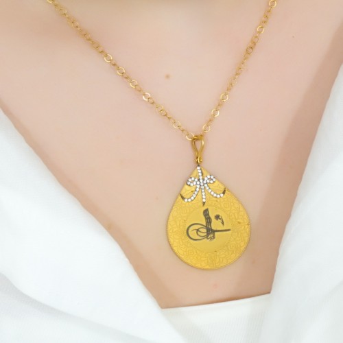 TUĞRALI KOLYE 22 AYAR ATS8897 TUĞRALI KOLYE 22 AYAR ATS8897