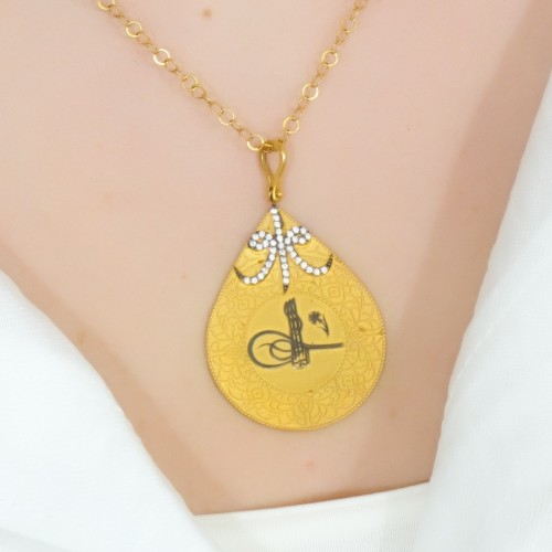 TUĞRALI KOLYE 22 AYAR ATS8897 TUĞRALI KOLYE 22 AYAR ATS8897