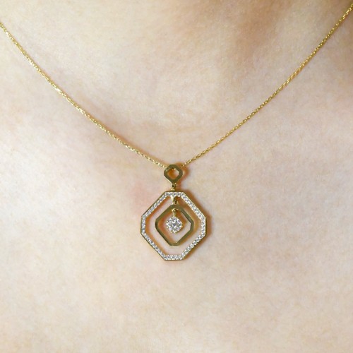 TASARIM KOLYE 14 AYAR ATS8953 TASARIM KOLYE 14 AYAR ATS8953