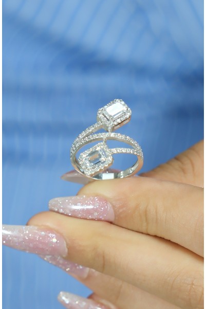 BAGET YÜZÜK 14 AYAR ATS9097