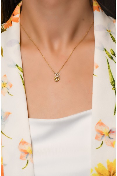 KALPLİ TASARIM KOLYE 14 AYAR ATS9633 KALPLİ TASARIM KOLYE 14 AYAR ATS9633