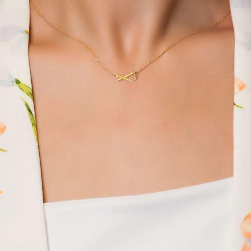 FİYONK KOLYE 14 AYAR A051017 FİYONK KOLYE 14 AYAR A051017