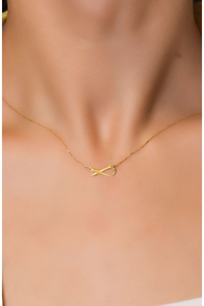 FİYONK KOLYE 14 AYAR A051017 FİYONK KOLYE 14 AYAR A051017