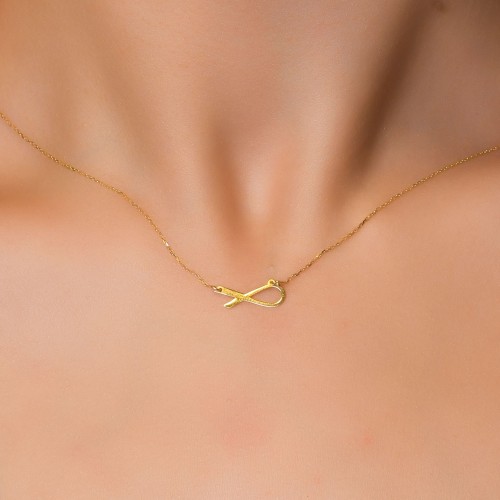 FİYONK KOLYE 14 AYAR A051017 FİYONK KOLYE 14 AYAR A051017