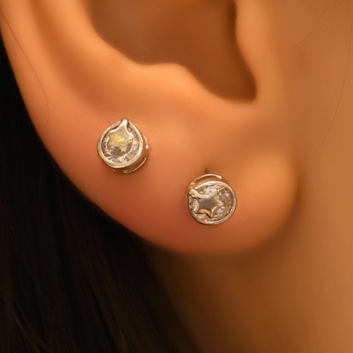 YILDIZLI KÜPE 14 AYAR A001052 YILDIZLI KÜPE 14 AYAR A001052