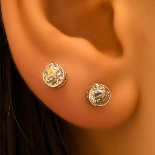 YILDIZLI KÜPE 14 AYAR A001055 YILDIZLI KÜPE 14 AYAR A001055