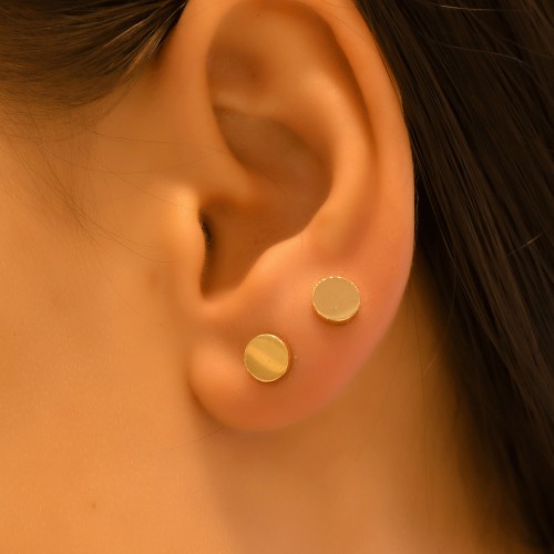 YUVARLAK KÜPE 14 AYAR A057161 YUVARLAK KÜPE 14 AYAR A057161