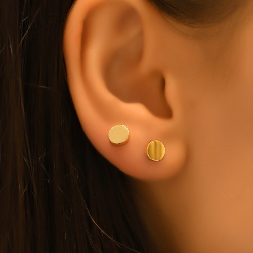 YUVARLAK KÜPE 14 AYAR A057162 YUVARLAK KÜPE 14 AYAR A057162