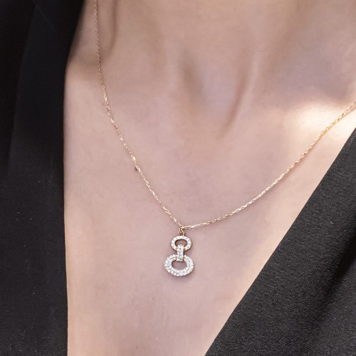 TAŞLI TASARIM KOLYE 14 AYAR AT01600