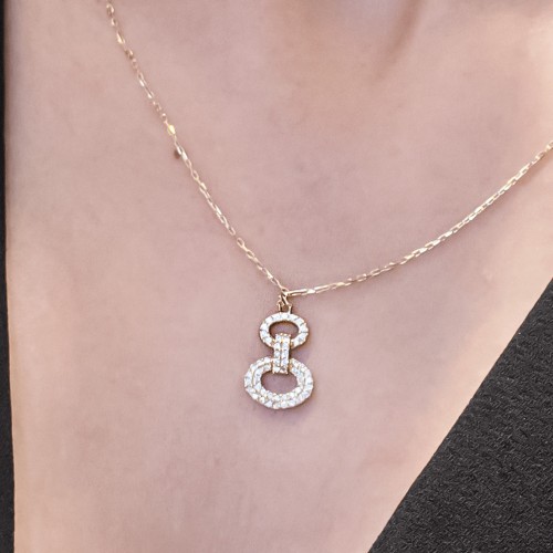 TAŞLI TASARIM KOLYE 14 AYAR AT01600