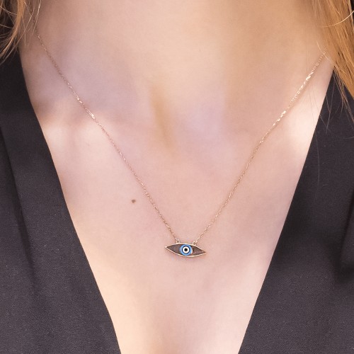 GÖZ KOLYE 14 AYAR ATS8034 GÖZ KOLYE 14 AYAR ATS8034