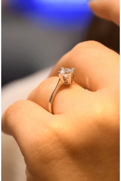 TEKTAŞ YÜZÜK 14 AYAR A026881