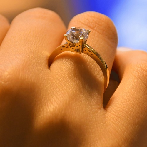 TEKTAŞ YÜZÜK 14 AYAR A029949 TEKTAŞ YÜZÜK 14 AYAR A029949