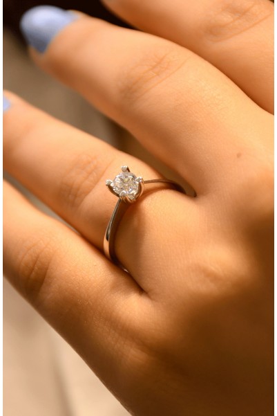 TEKTAŞ YÜZÜK 14 AYAR A034318