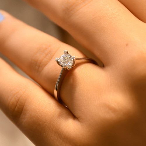 TEKTAŞ YÜZÜK 14 AYAR A034318