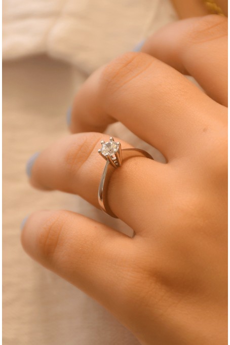 TEKTAŞ YÜZÜK 14 AYAR A034323