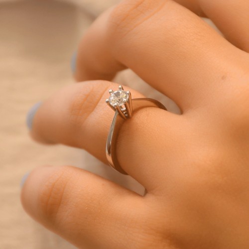 TEKTAŞ YÜZÜK 14 AYAR A034323