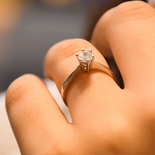 TEKTAŞ YÜZÜK 14 AYAR A034323