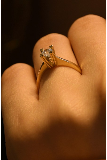 TEKTAŞ YÜZÜK 14 AYAR AT00497