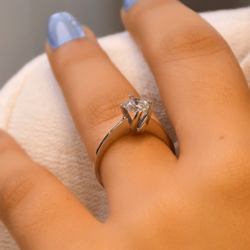 TEKTAŞ YÜZÜK 14 AYAR AT01900 TEKTAŞ YÜZÜK 14 AYAR AT01900