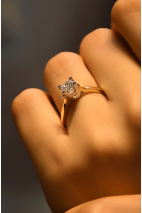 TEKTAŞ YÜZÜK 14 AYAR ATS7884 TEKTAŞ YÜZÜK 14 AYAR ATS7884