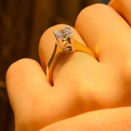 TEKTAŞ YÜZÜK 14 AYAR ATS7892