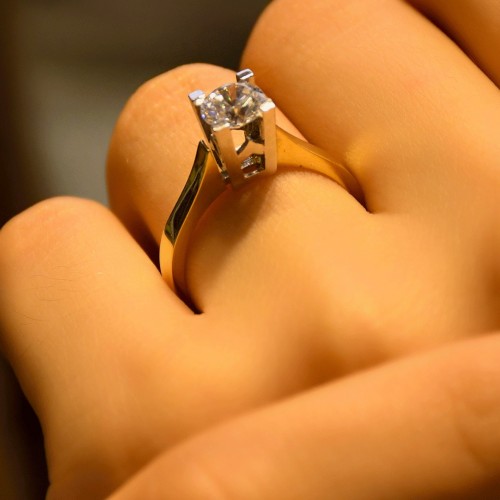 TEKTAŞ YÜZÜK 14 AYAR ATS7892