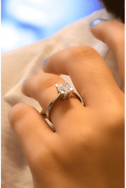 TEKTAŞ YÜZÜK 14 AYAR ATS7913 TEKTAŞ YÜZÜK 14 AYAR ATS7913