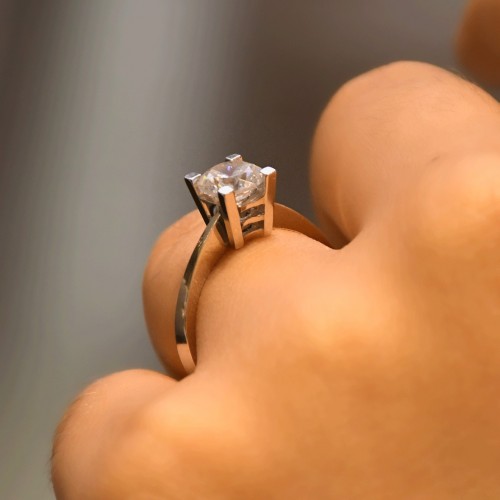 TEKTAŞ YÜZÜK 14 AYAR ATS7913 TEKTAŞ YÜZÜK 14 AYAR ATS7913