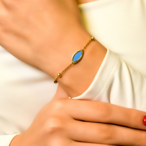 MİNELİ DORİKA TASARIM BİLEKLİK 14 AYAR A050926 MİNELİ DORİKA TASARIM BİLEKLİK 14 AYAR A050926