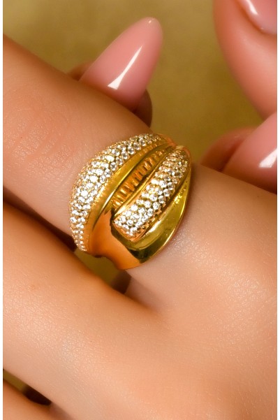 TAŞLI TASARIM YÜZÜK 22 AYAR A026010 TAŞLI TASARIM YÜZÜK 22 AYAR A026010