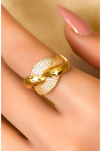 TAŞLI TASARIM YÜZÜK 22 AYAR A027185 TAŞLI TASARIM YÜZÜK 22 AYAR A027185