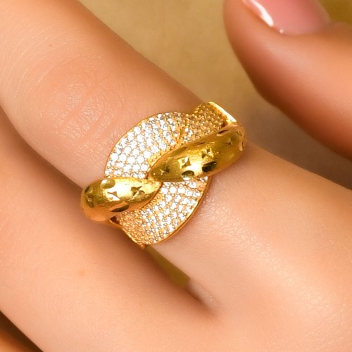 TAŞLI TASARIM YÜZÜK 22 AYAR A027185 TAŞLI TASARIM YÜZÜK 22 AYAR A027185