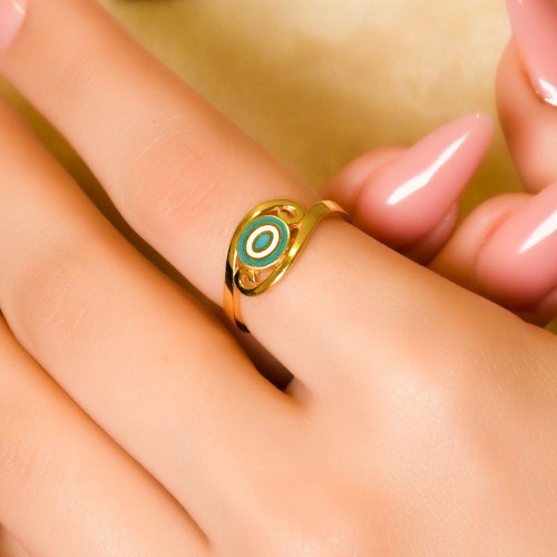 MİNELİ TASARIM YÜZÜK 22 AYAR A049544