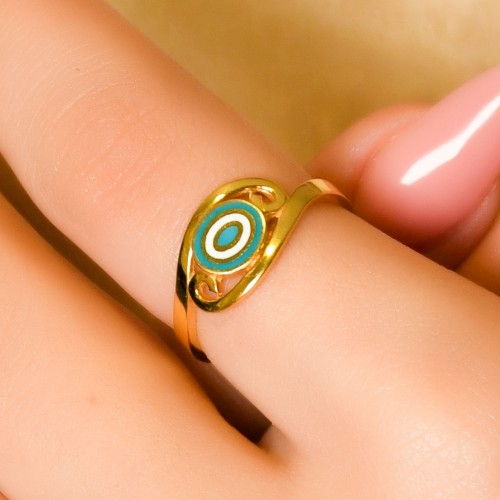 MİNELİ TASARIM YÜZÜK 22 AYAR A049544