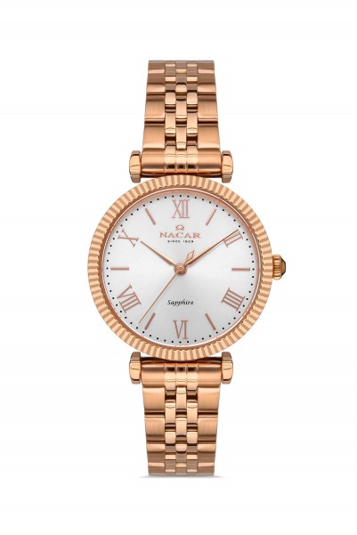 PEMBE METAL BAND KADIN KOL SAATİ NC34-39B553-RSM