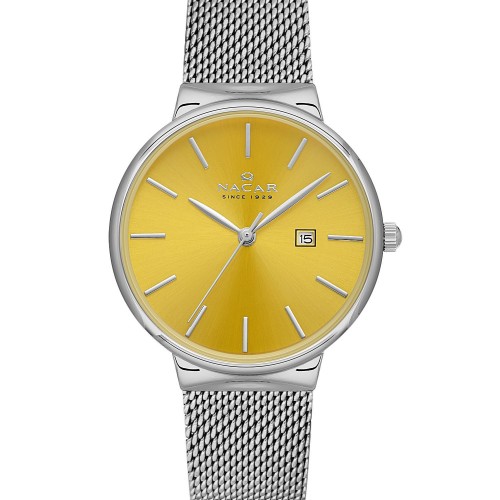 NACAR ÇELİK HASIR BAND KADIN KOL SAATİ NC34-390431-AOSM NACAR ÇELİK HASIR BAND KADIN KOL SAATİ NC34-390431-AOSM