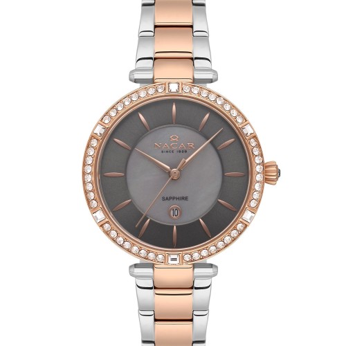 NACAR ÇELİK - PEMBE METAL BAND KADIN KOL SAATİ NC34-39B662-EGMS NACAR ÇELİK - PEMBE METAL BAND KADIN KOL SAATİ NC34-39B662-EGMS