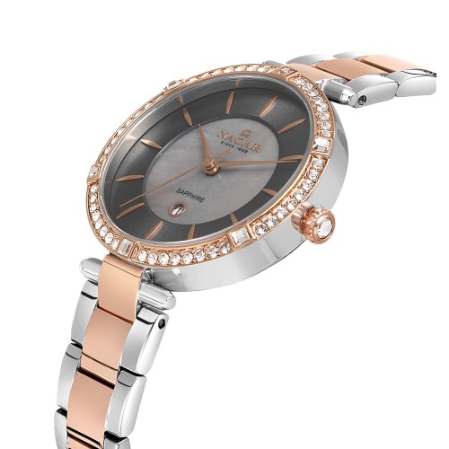 NACAR ÇELİK - PEMBE METAL BAND KADIN KOL SAATİ NC34-39B662-EGMS NACAR ÇELİK - PEMBE METAL BAND KADIN KOL SAATİ NC34-39B662-EGMS