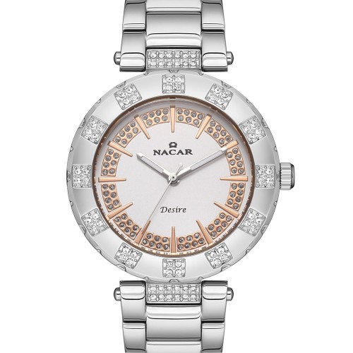 NACAR ÇELİK METAL BAND KADIN KOL SAATİ NC10-3931009-ASMS NACAR ÇELİK METAL BAND KADIN KOL SAATİ NC10-3931009-ASMS