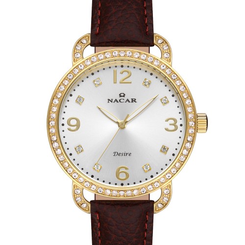 NACAR KAHVERENGİ HAKİKİ DERİ KADIN KOL SAATİ NC10-3931033-DSL2S NACAR KAHVERENGİ HAKİKİ DERİ KADIN KOL SAATİ NC10-3931033-DSL2S