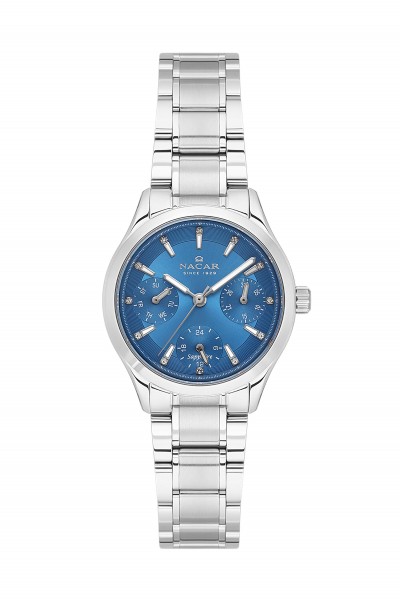 NACAR ÇELİK METAL BAND KADIN KOL SAATİ NC33-398316-ALM