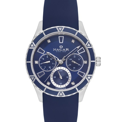 NACAR MAVİ SİLİKON KADIN KOL SAATİ NC38-396350-ALS3 NACAR MAVİ SİLİKON KADIN KOL SAATİ NC38-396350-ALS3