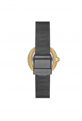 NACAR GRİ HASIR BAND KADIN KOL SAATİ NC17-3920594-GGMS